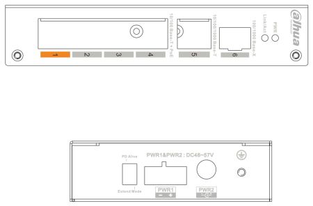 Неуправляемый 4-портовый PoE коммутатор Dahua DH-PFS3106-4ET-60