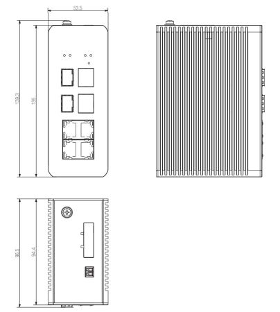 Управляемый 4-портовый промышленный PoE коммутатор Dahua DH-IS4207-4GT-120