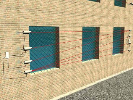 Активный инфракрасный извещатель Forteza МИК-03, 6 лучей