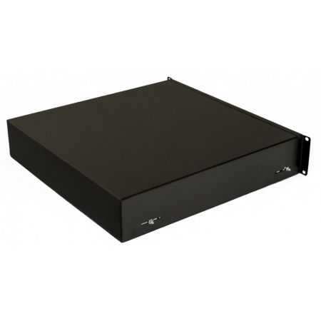 Полка для документов Hyperline TDR3-2U-460-RAL9004 с замком, 2U