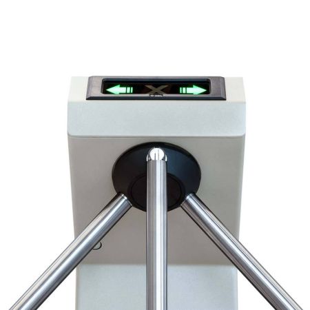 Турникет-трипод PERCo-TTR-04.1R из окрашенной стали, светло-бежевый (с планками)