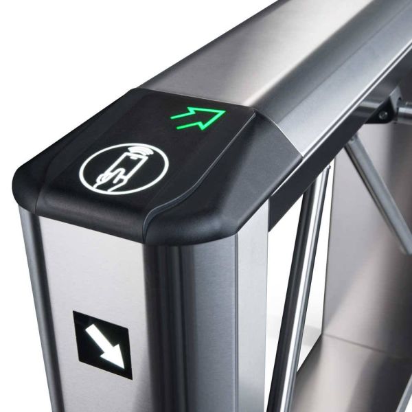 Турникет-трипод тумбовый PERCo-TTD-08A из нержавеющей стали (с автоматическими планками Антипаника)