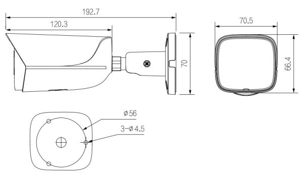 IP-видеокамера уличная 4Мп Dahua DH-IPC-HFW3441EP-S-0600B-S2