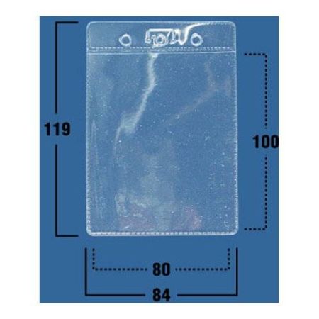 Карман мягкий прозрачный, вертикальный IDR06