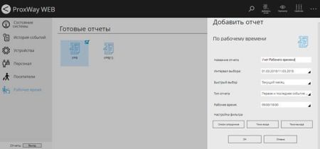 Кроссплатформенное WEB приложение ProxWay PW WEB