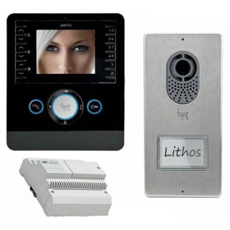 Комплект видеодомофона PERLA LVKITPEV14 (черный лак)
