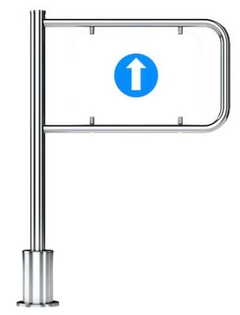 Механическая односторонняя калитка с пружинным возвратом Oxgard К-11 (правая), L=800 мм Механическая односторонняя калитка с пружинным возвратом Oxgard К-11 (правая), L=800 мм