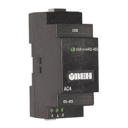 Автоматический преобразователь интерфейсов USB/RS-485 Овен АС4