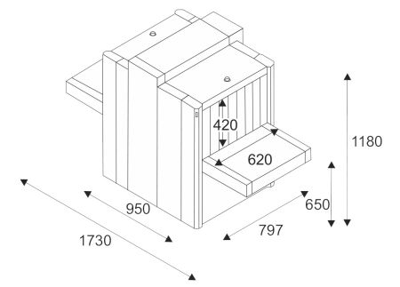 Рентгено-телевизионный интроскоп HI-Scan 6040AX