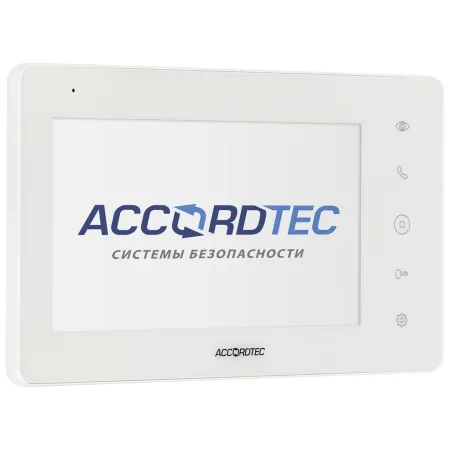 Монитор видеодомофона AccordTec AT-VD 760C/SD WH
