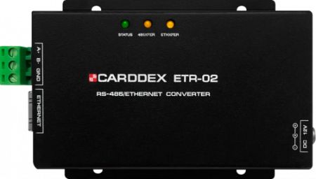 Конвертер интерфейсов Carddex ETR-02 (RS-485 в Ethernet)