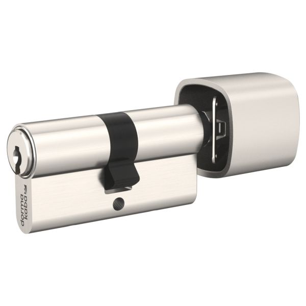 Евроцилиндр dormakaba penta, ключ-вертушка, никель, 5 ключей