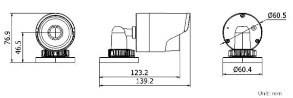 Уличная IP-видеокамера 1.3Мп HiWatch DS-I120 (4 мм) с ИК-подсветкой до 15 м