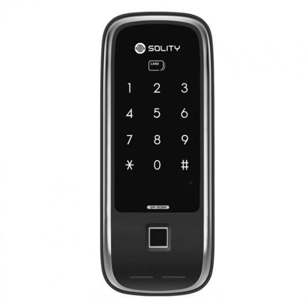 Электронный замок биометрический Solity GR-50BK Black по отпечатку пальца
