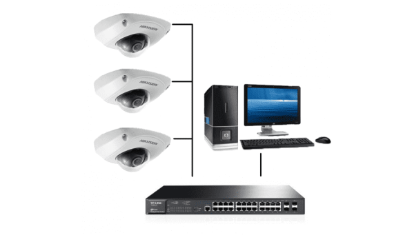 Видеонаблюдение в подъезде на базе камер HikVision