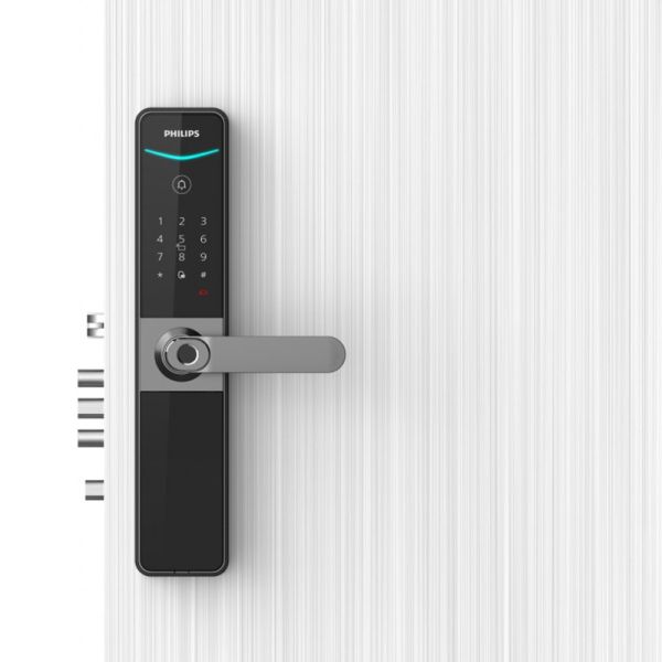 Электронный замок биометрический Philips Easykey DDL610-5HBS с распознаванием отпечатков пальца