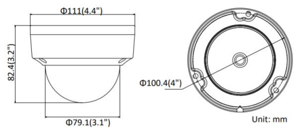Антивандальная IP-видеокамера 6Мп HikVision DS-2CD2163G0-IS (4 мм) EXIR-подсветкой до 30м Антивандальная IP-видеокамера 6Мп HikVision DS-2CD2163G0-IS (4 мм) EXIR-подсветкой до 30м