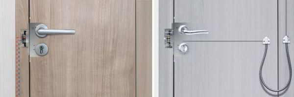 Врезной электромеханический замок PERCo LB85.4 с контактным устройством, нормально открытый