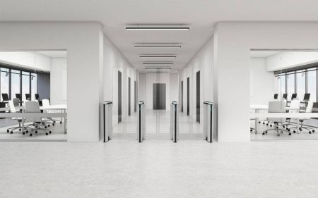 Центральный модуль скоростного распашного турникета Cominfo EasyGate Superb