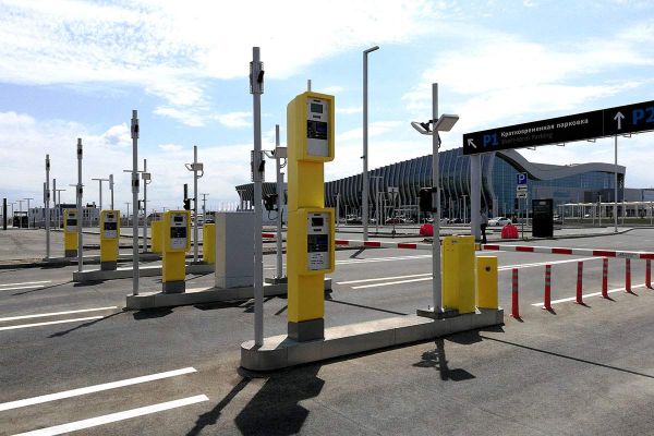 Выездная стойка двухуровневая АП-ПРО 02 2У Комфорт со сканером билетов