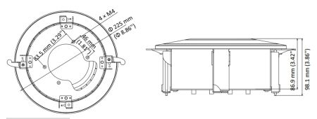 Врезной потолочный кронштейн HikVision DS-1227ZJ-DM42 Врезной потолочный кронштейн HikVision DS-1227ZJ-DM42