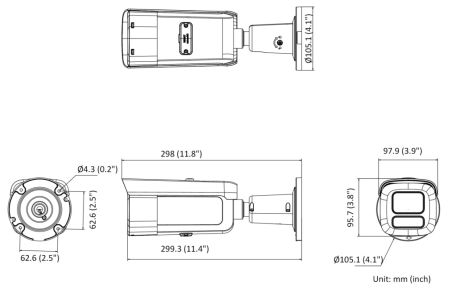 Антивандальная IP-видеокамера ColorVu 8Мп HikVision DS-2CD2687G2T-LZS(C) (2.8-12 мм)