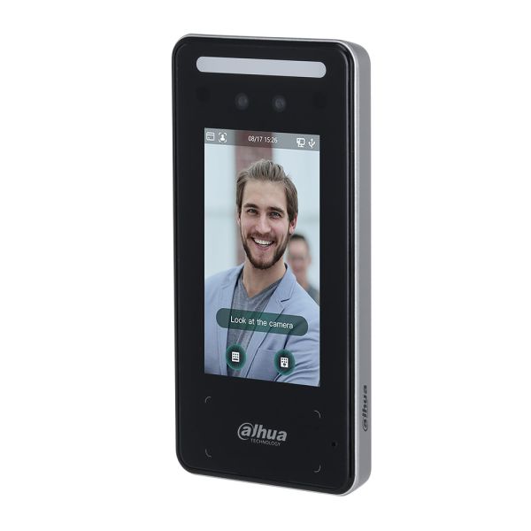 Биометрический терминал доступа AI Dahua DHI-ASI6213J-MW с распознаванием лиц и Mifare карт