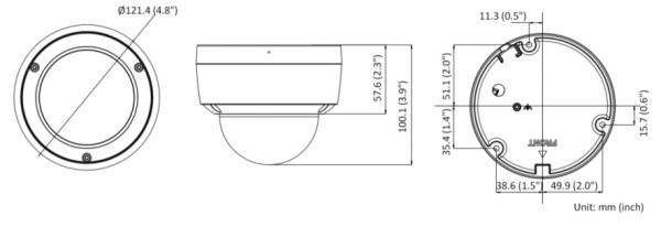 Антивандальная IP-видеокамера 2Мп HikVision DS-2CD2127G2-SU(C) (2.8 мм) с технологией ColorVu и AcuSense
