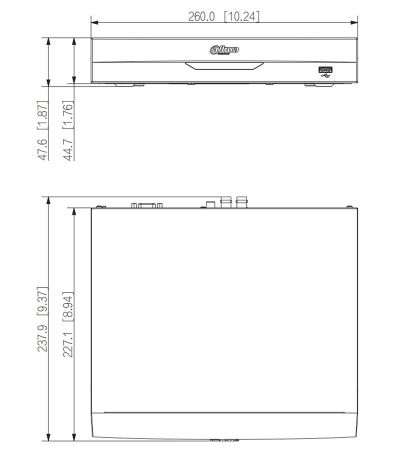 4-канальный HDCVI-видеорегистратор Dahua DH-XVR5104HS-I3 с распознаванием лиц
