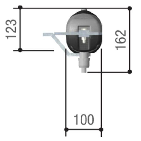 Привод 230 В линейный Came AX71230, неблокирующийся, с энкодером и механическими упорами