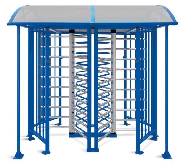 Турникет полноростовой двухпроходной PERCo-RTD-20.2 уличный с электромеханическим приводом