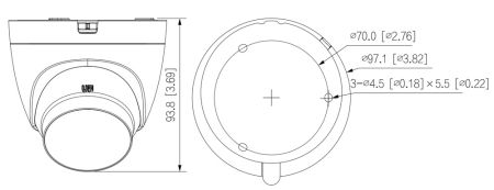 Уличная HD-CVI видеокамера 5Мп Dahua DH-HAC-HDW1500CLQP-IL-A-0280B-S2