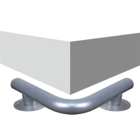 Колесоотбойник металлический КМ-500/76х3 угловой на ножках Колесоотбойник металлический КМ-500/76х3 угловой на ножках