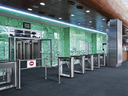 Стационарное ограждение PERCo BH02 (925мм) с заполнением