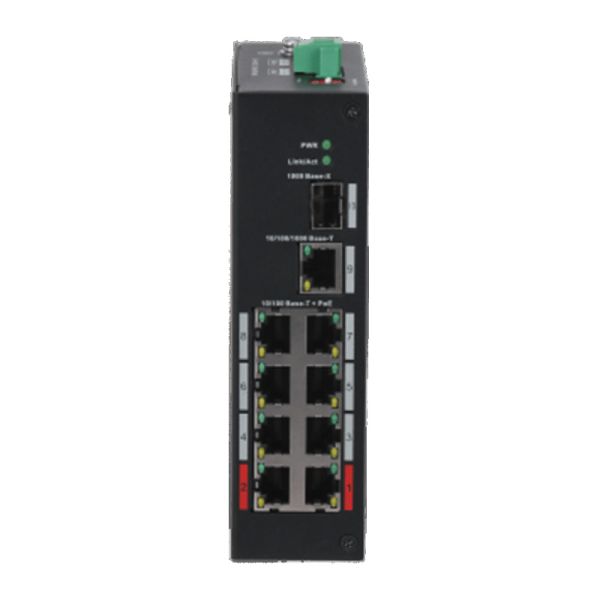 Неуправляемый 8-портовый PoE коммутатор Dahua DH-PFS3110-8ET-96