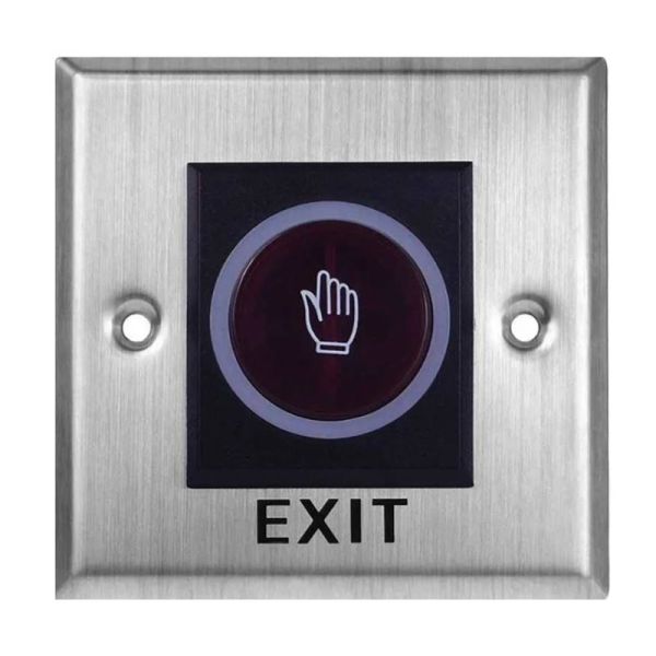 Кнопка выхода бесконтактная ZKTeco TLEB101, врезная