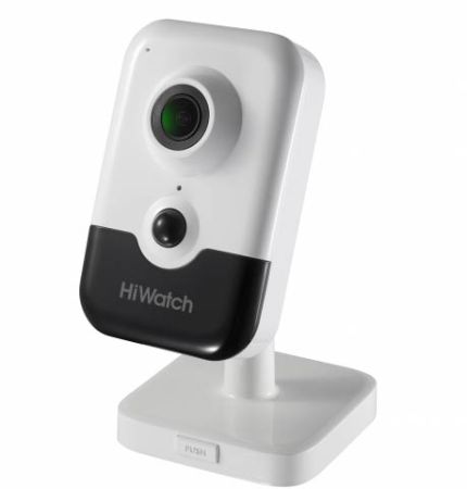 Компактная IP-камера Wi-Fi 2Мп HiWatch DS-I214W(B) (2 мм) с PIR-датчиком и микрофоном Компактная IP-камера Wi-Fi 2Мп HiWatch DS-I214W(B) (2 мм) с PIR-датчиком и микрофоном