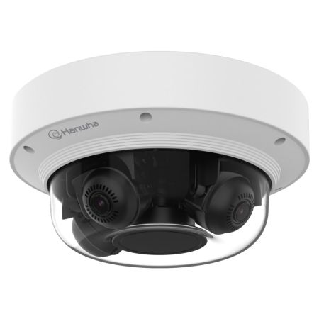 Мультисенсорная IP-видеокамера 3х 2Мп Wisenet PNM-8082VT с 3-мя моторизованными объективами 3-6 мм