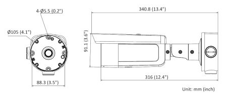 Антивандальная IP-камера Hikvision DS-2CD3B26G2T-IZHS(C) (8-32 мм) с технологией DarkFighter Антивандальная IP-камера Hikvision DS-2CD3B26G2T-IZHS(C) (8-32 мм) с технологией DarkFighter