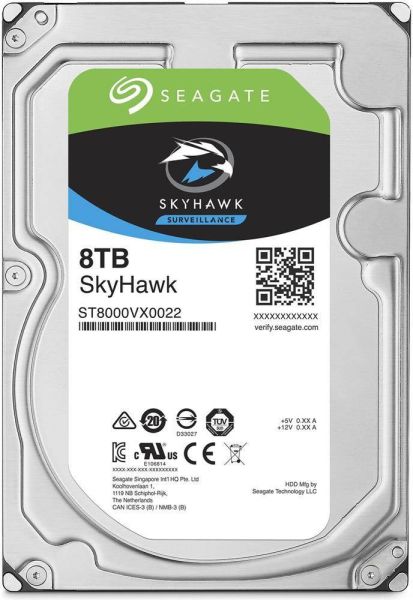 Жесткий диск Seagate SkyHawk 8 ТБ ST8000VX0022 Жесткий диск Seagate SkyHawk 8 ТБ ST8000VX0022