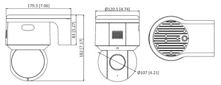 Уличная скоростная поворотная PTZ IP-видеокамера 4Мп HikVision DS-2DE3A404IW-DE(S6) (2.8-12 мм)
