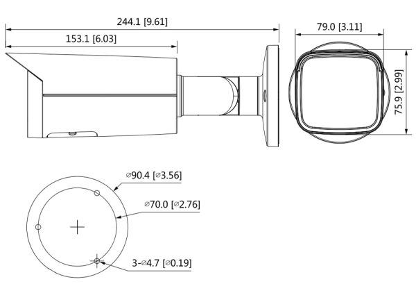 IP-видеокамера 2Мп Dahua DH-IPC-HFW2231TP-ZS-S2 с 5х оптическим увеличением IP-видеокамера 2Мп Dahua DH-IPC-HFW2231TP-ZS-S2 с 5х оптическим увеличением