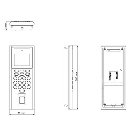 Терминал доступа Wi-Fi HikVision DS-K1T321EFWX с распознаванием лиц, отпечатков пальцев, карт EM Терминал доступа Wi-Fi HikVision DS-K1T321EFWX с распознаванием лиц, отпечатков пальцев, карт EM