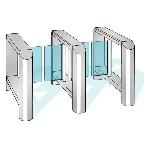 Сенсорный барьер Kaba Argus HSB-E10, 2 прохода