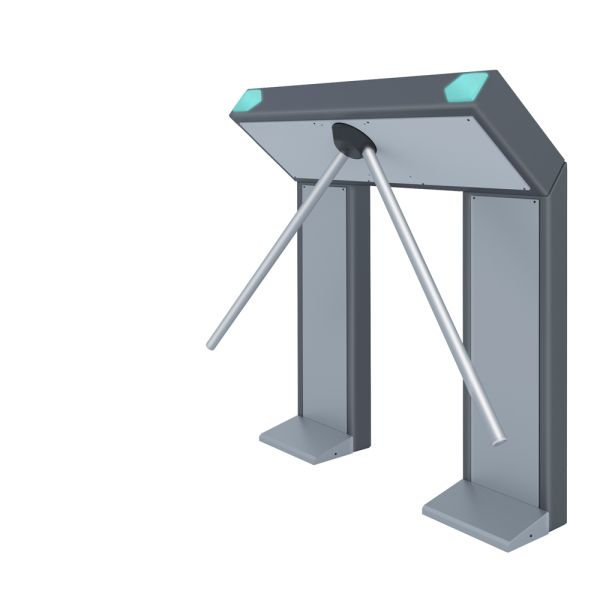 Турникет-дуопод моторизованный двухстоечный STOP-COVID-счетчик Rusgate T2-M-BF v.1.2 (с автоматическими планками Антипаника)
