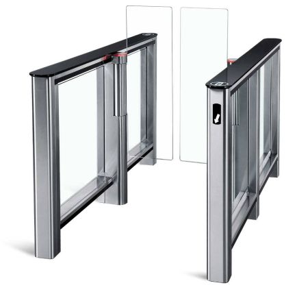 Турникет PERCo-ST-01 "Скоростной проход" с распашными створками увеличенной высоты PERCo-ATG-300H (ширина створки 300 мм, высота 1300 мм)
