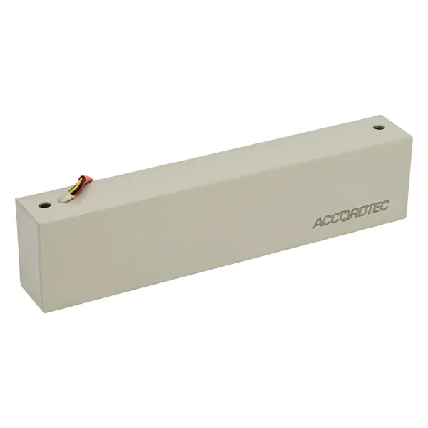 Электромагнитный замок AccordTec ML-350N K-2 с уголком, с датчиком Холла