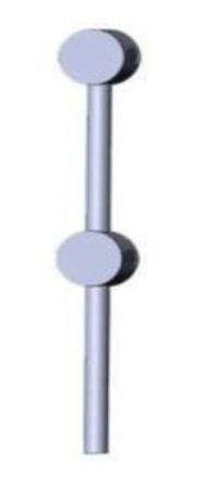 Столб концевой ОПП-42.2.01 для перильного ограждения