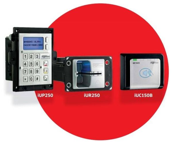 Банковский модуль Ingenico iSelf TRIO iUP250+iUR250+iUC150B