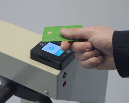 Турникет платного доступа распашной PERCo-ST-11 «Скоростной проход» (створки 300 мм)